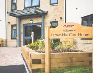 Ferrars Hall Care Home - outside view of care home